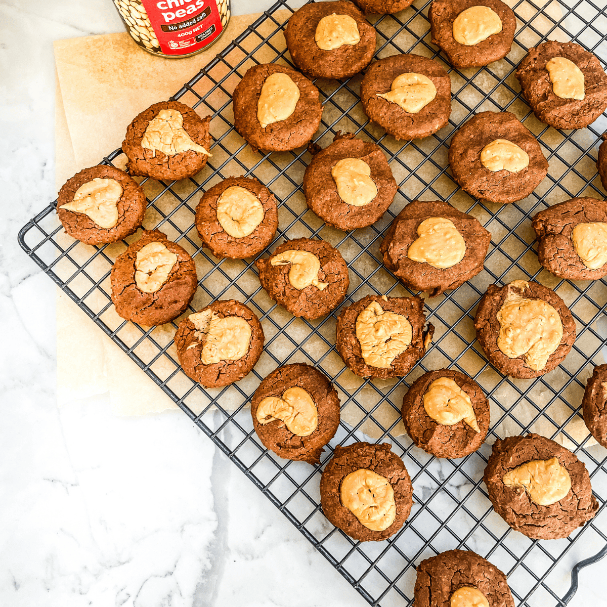 Chocolate Chickpea Cookies