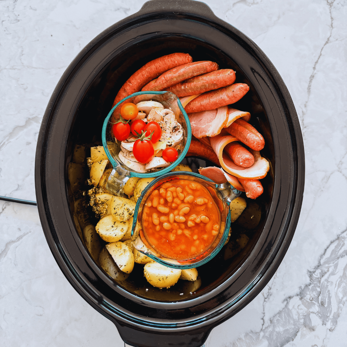 Slow Cooker Full English Breakfast