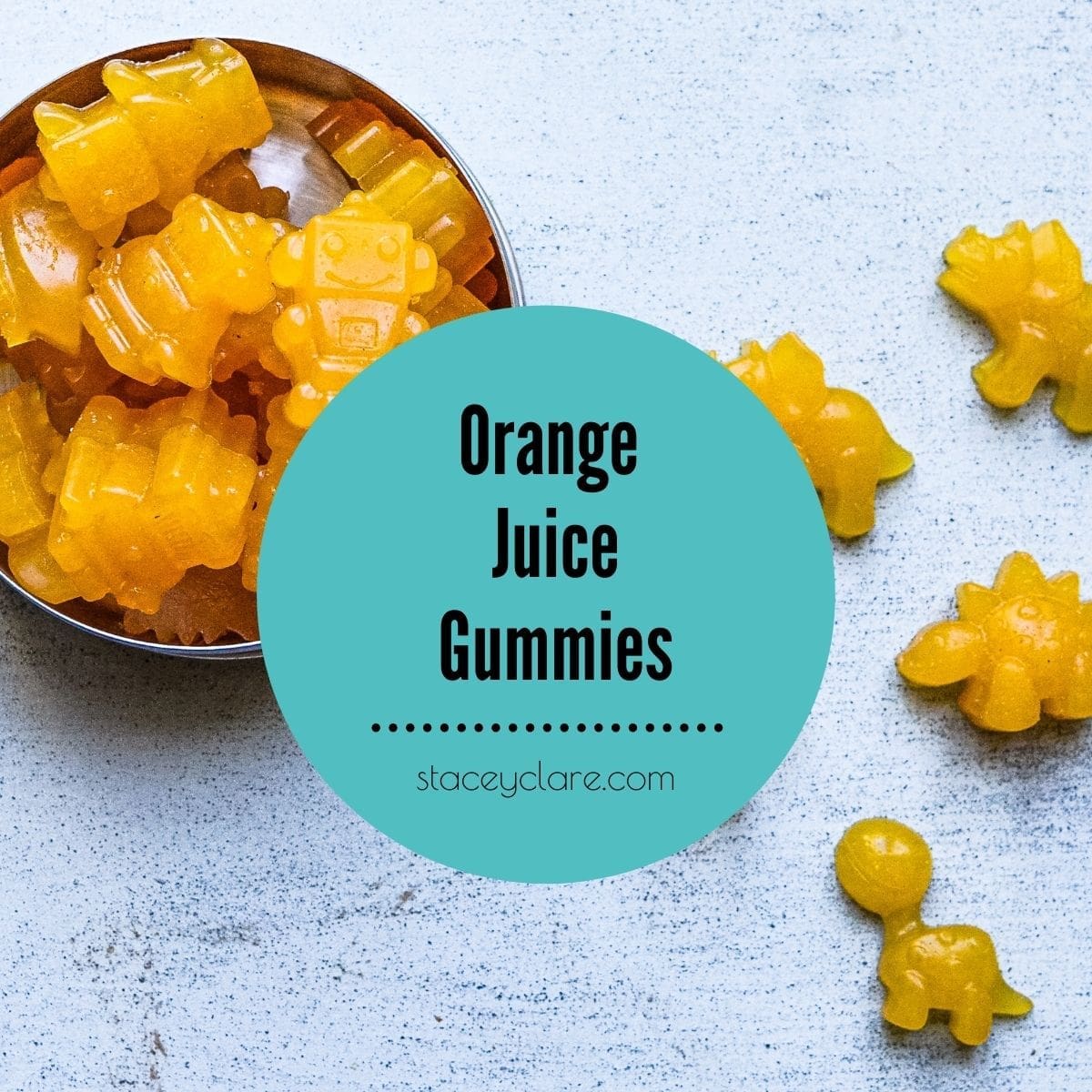 Orange & Kombucha Gelatin Gummies
