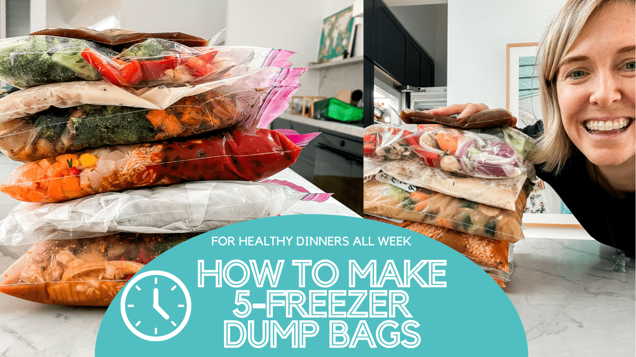 How To Make 5 Freezer Dump Bags – For Healthy Family Dinners All Week!