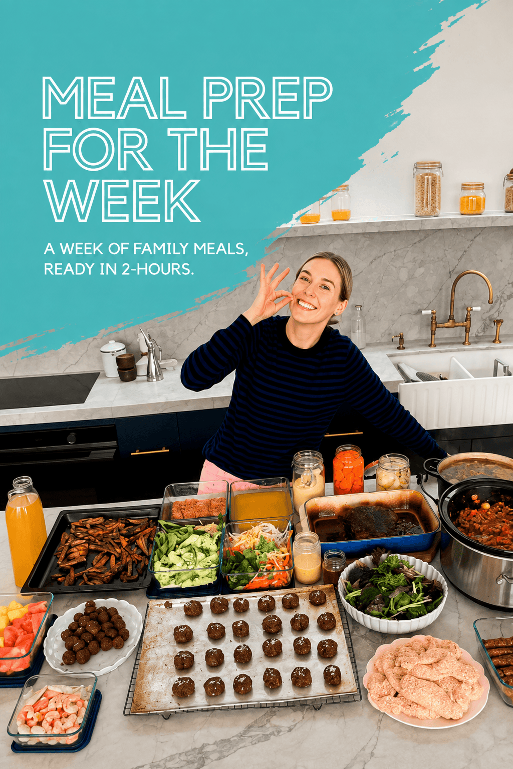 How To Meal Prep Healthy Meals For Your Family – Lots Of Fermented Foods – Week 4