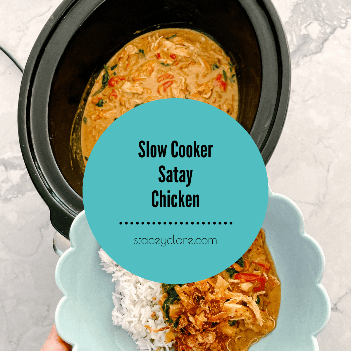 Simple Slow Cooker Satay Recipe
