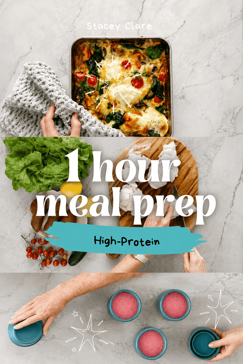 1-hour Meal Prep of High-Protein & Low-Calorie Recipes For a Busy Mum