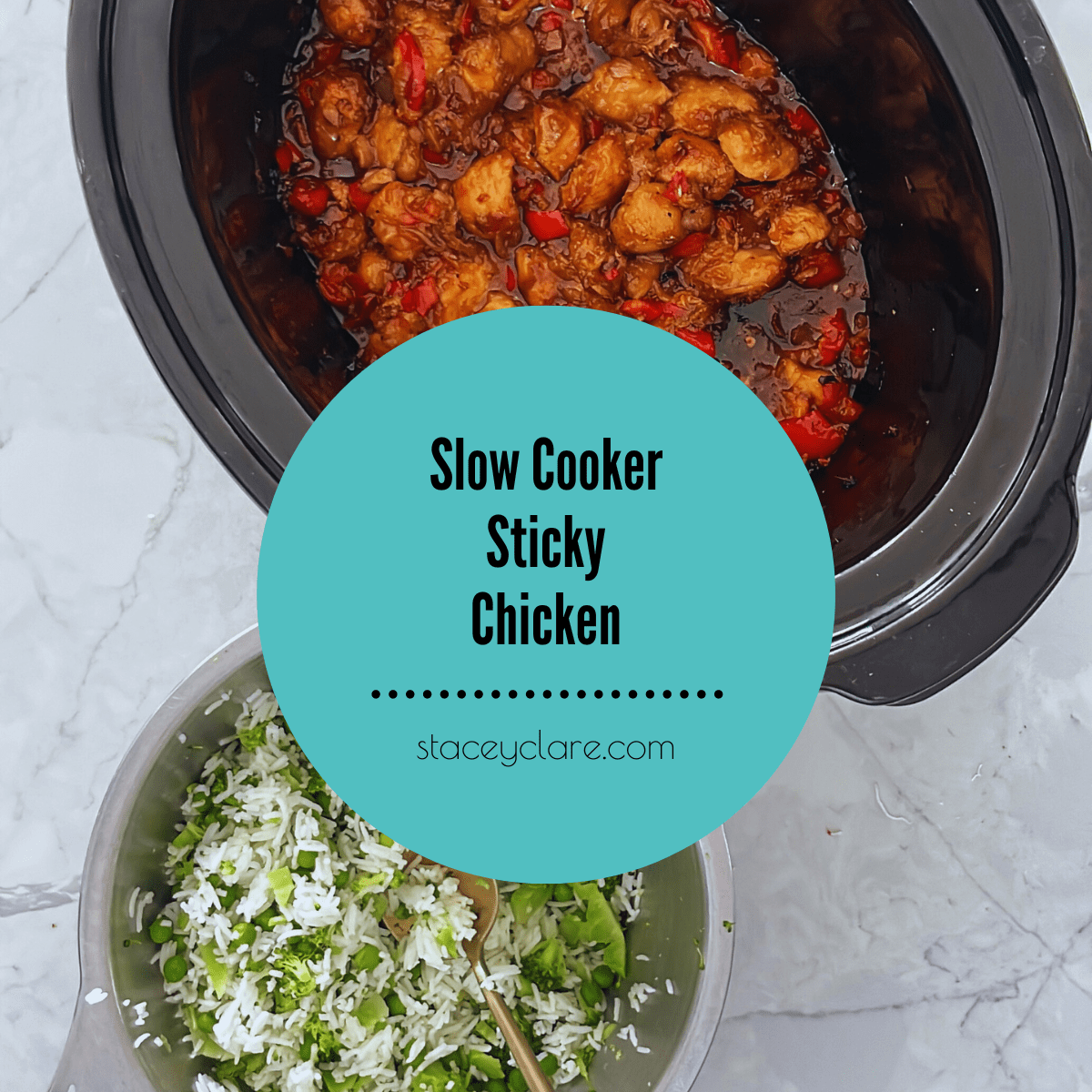 Sticky Chicken In The Slow Cooker & Pressure Cooker