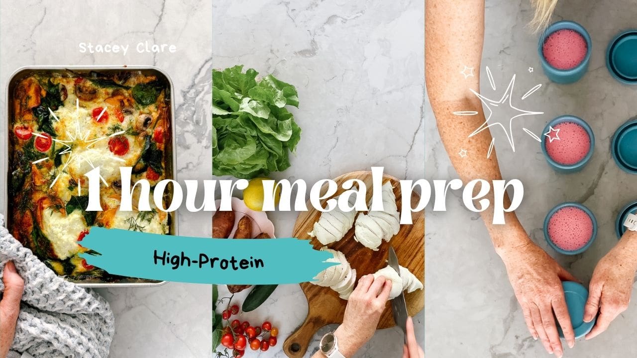 1-hour Meal Prep of High-Protein & Low-Calorie Recipes For a Busy Mum